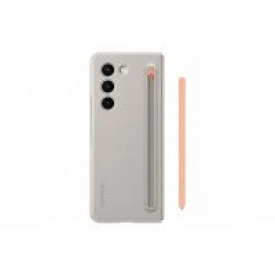 Cover Samsung Z Fold 5 Slim Case With Pen - Cream